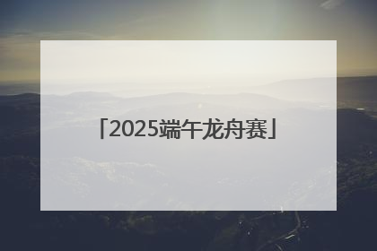 2025端午龙舟赛