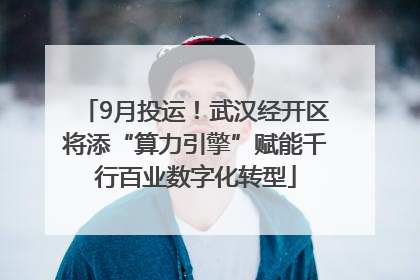 9月投运！武汉经开区将添“算力引擎”赋能千行百业数字化转型