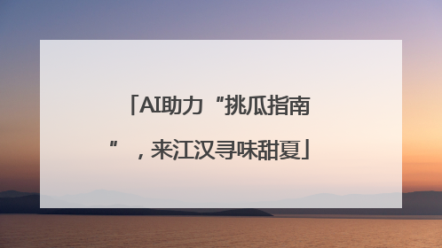 AI助力“挑瓜指南”，来江汉寻味甜夏